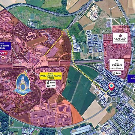 *Disneyland/Chessy* Appartement Idealement Situe Chessy  Ngoại thất bức ảnh